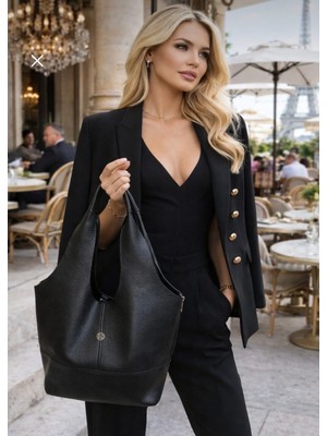 Velvet Rush Yeni Sezon Yandan Fermuar Detaylı Hobo Model Omuz Çantası