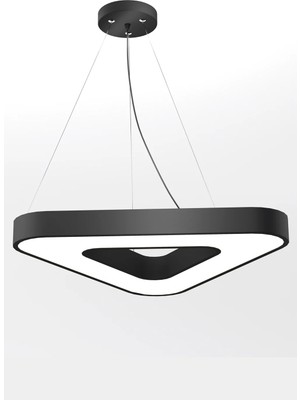 Lekoled Dekoratif Üçgen Armatür 60CM Natural Işık 4000K
