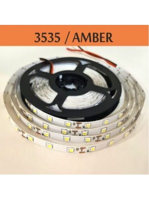 Erbay 5 Metre Dış Mekan Silikonlu 3535 Şerit LED Amber (Trafo Hariç)