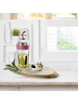 Hereveoyuncak Cam Yağdanlık Fresh Ölçülü Yağ Şişesii Yağdanlık