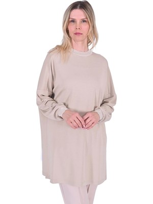 Invee Basıc Tunik 6977  Bej