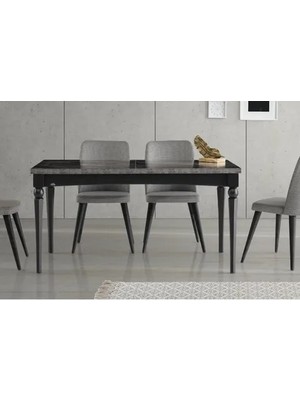 Vivense Petra Masa ve Vıce Sandalye Takımı, 150X80