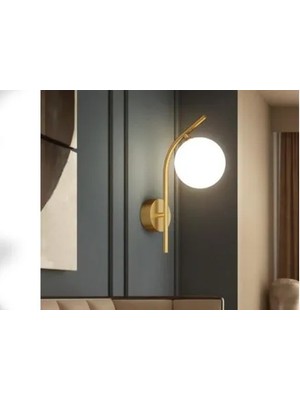 Vivense Modern Duvar Aplik, Eskitme Gold,