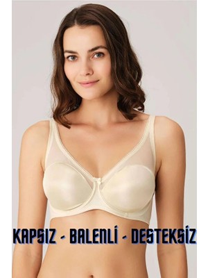 Kiss Me Toparlayıcı Kapsız Tül Detaylı Desteksiz Balenli Sütyen