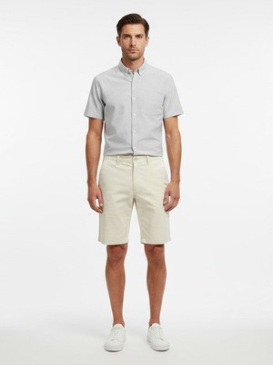 Only & Sons Onskal Chıno 0287 Shorts Cs Erkek Beyaz  - 22034682
