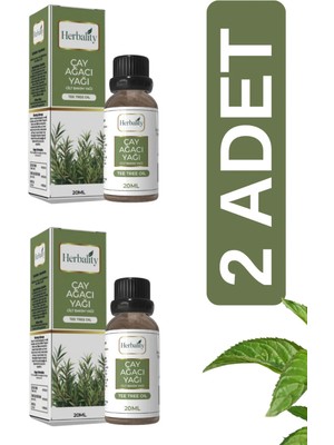 Herbality Çay Ağacı Yağı 20 ml 2*adet