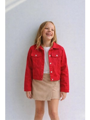 Esila Kids Kız Çocuk Gabardin Ceket Yazlık Ince Ceket