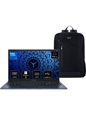 Asus vivobook 15 X1504VA-BQ5390W Intel Core 5 120U 16GB 512GB SSD Windows 11 Home 15.6" Taşınabilir Bilgisayar +Boz Çanta Hediye