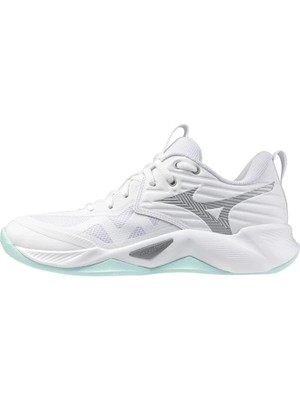 Mizuno Wave Momentum Pro Kadın Voleybol Ayakkabısı Beyaz Hafif ve Esnek Tasarım ile Rahat Kullanım