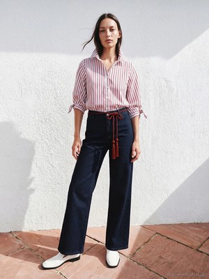 LC Waikiki Lcwaıkıkı Classic Indigo Mom Fit Kadın Jean Pantolon