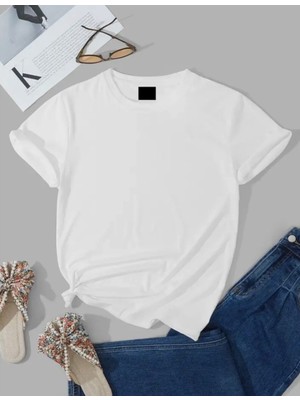 Nigrum Pardus Nıgrum Pardus Yeni Sezon Düz Renk %100 Pamuk Oversize Kız Çocuk Basıc T-Shirt