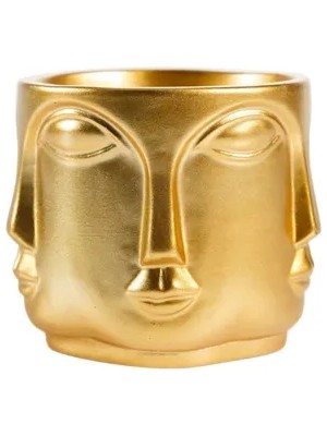Vivense Adler Saksı Küçük Boy Gold