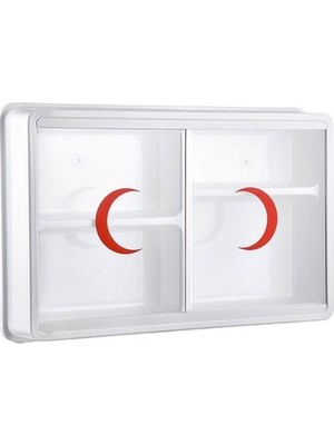 EvdeGerek Plastik Ecza Dolabı 35X50X10CM (5399)
