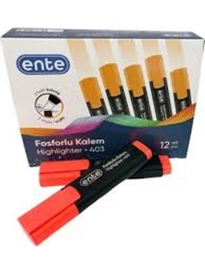 SLM Ente Fosforlu Kalem Turuncu
