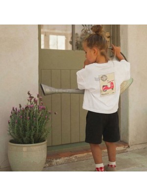 Minipeak Kids La'ciel Paris %100 Pamuklu Motorlu Alt Üst Takım
