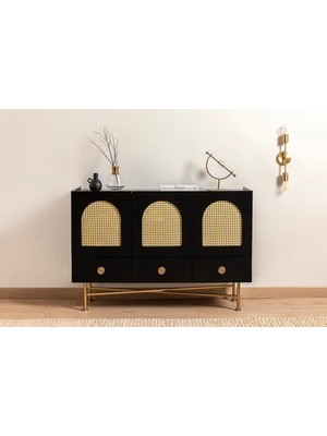Vivense Cliff Rattan Konsol
