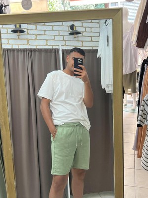 No 35 Moda Tuba Toptaş Basic Tshirt Dar Kalıp Beyaz S