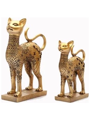 Vivense Ikili Kedi Biblo Gold