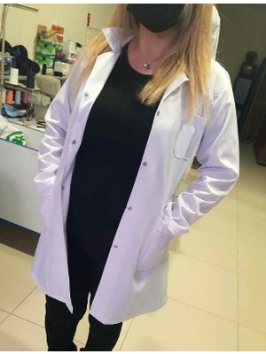Çanakkale Giyim Sanayi Çgs Bayan Ceketyaka Doktor Hemşire Laboratuvar Uzun Kollu Beyaz Önlük