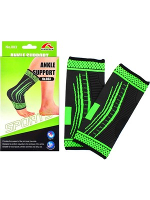 My Best Store 2 Adet Spor Ayak Bileği Desteği Kompresyonlu Rahat ve Dayanıklı Kullanım