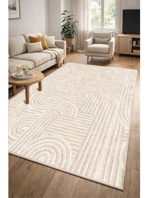 Lioara Home Dijital Baskılı Halı – Modern, Kaymaz Taban, Salon & Oturma Odası Için Halı