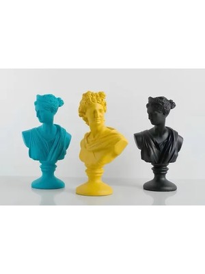 Vivense Apollo & Artemis Büst Üçlü Set