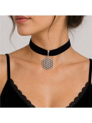 BijuStore Flower Of Life Kadın Choker