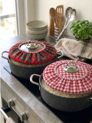 MiniStand Pilav Lapa Önleyici Demleme Bonesi 2 Li Set Kapak Bonesi