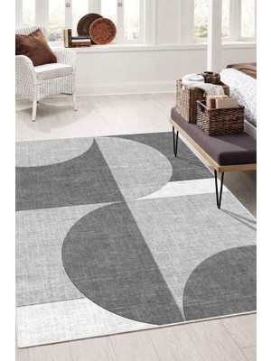 Lioara Home Dijital Baskılı Halı – Modern, Kaymaz Taban, Salon & Oturma Odası Için Halı