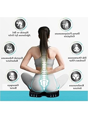 Aesco Ortopedik Oturma Minderi Visko Cocix Elastik Minder Basur Hemoroid Minderi Oturma Simidi Yastığı Dik Duruş Minderi
