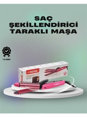 TKÇ Isı Koruyucu ve Sabitleyici Özellikli Profesyonel Saç Maşası