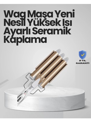 TKÇ Bukle Saç Maşası – Kolay Kullanım, Sağlıklı Bukleler Yüksek Isılı