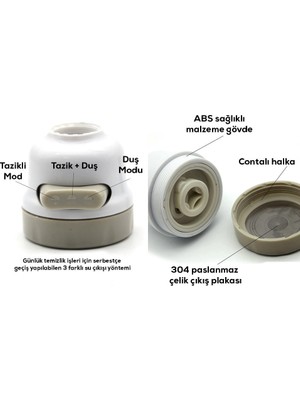 Epilons Oynar Başlı Musluk Başlığı