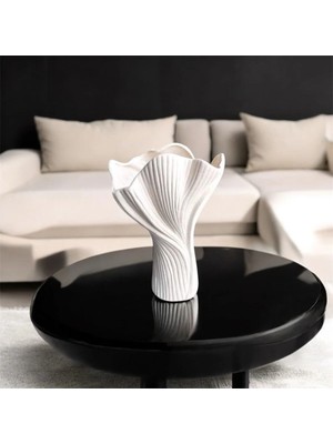 Premium Soyut Tasarım Dekoratif Vazo – Modern Heykelsi Salon Objesi | 3D Üretim