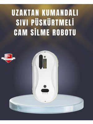 TKÇ 2800 Pa Güçlü Emişli Akıllı Cam Temizleyici Robot