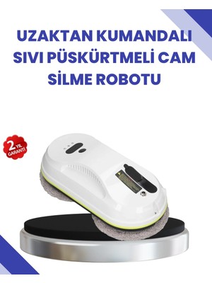 TKÇ Uzaktan Kumandalı Akıllı Cam ve Pencere Temizleme Robotu