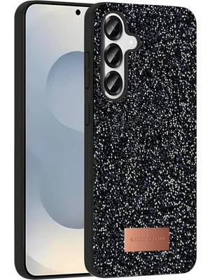 Mey Ithalat  Samsung Galaxy S25 Plus Bright Simli Kapak - Siyah