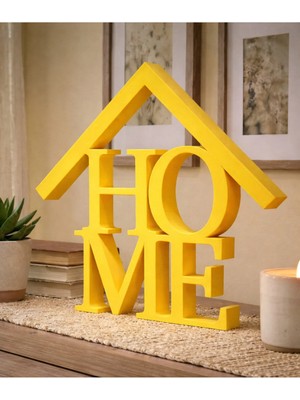 SLM Modern Home Yazılı Dekoratif Biblo