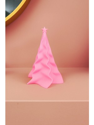 SLM Şık Yılbaşı Ağacı Biblo Pembe