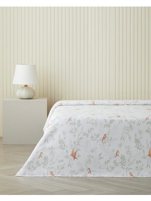 English Home Birdlight Çift Kişilik Pike 200X220 cm Yeşil