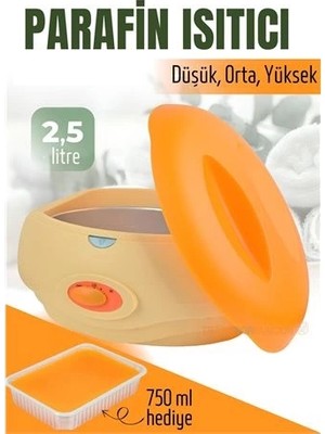 Belle Fusion Mey Ithalat® Parafin Isıtıcı 750 ml Parafin Seti El ve Ayak Cilt Bakımı Için