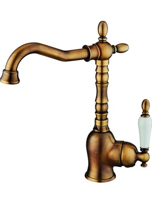 Gpd Tek Gövde Lavabo Bataryası Retro Antik Eskitme MTL180-SO