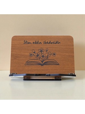 İsfahanTA Kitap Okuma Standı Masaüstü Ahşap Rahle