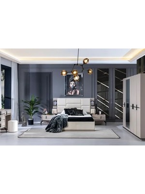Vivense Safir Yatak Odası Takımı, 6 Kapaklı