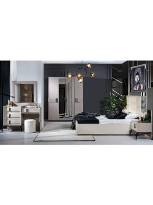 Vivense Safir Yatak Odası Takımı, 4 Kapaklı