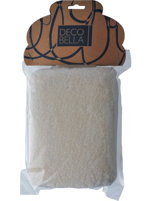 DecoBella Havlulu Tombul Sünger 70165 - Krem