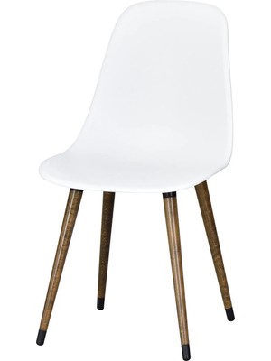 Vilinze Eames Ahşap Ayak Plastik Sandalye