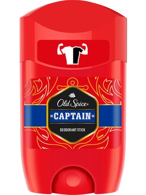 Old Spice Captain 50 ml Stick Deodorant Erkekler İçin Uzun Süreli Koku Koruma