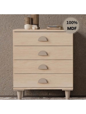 Comiet Ladin 4 Çekmeceli Mdf Şifonyer