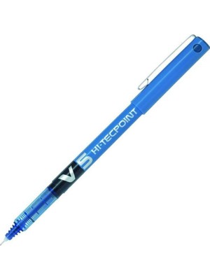 Pilot V5 Hi-tecpoint Iğne Uçlu Kalem Mavi